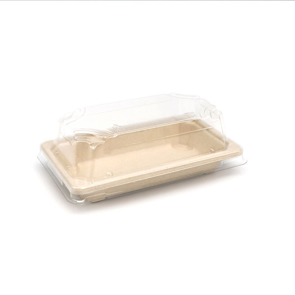 Sugarcane Plates&Trays Small sushi tray